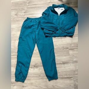 Reebok Vintage Teal and White Jacket
